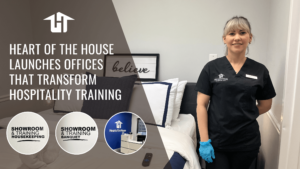 Housekeeping training space and trainer