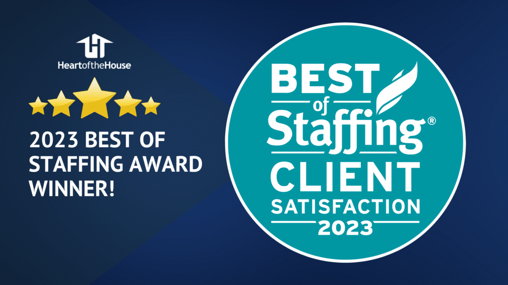 2023 Best of Staffing Client Satisfaction Award Winner