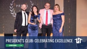 President's Club Award to National Hospitality Staffing Team