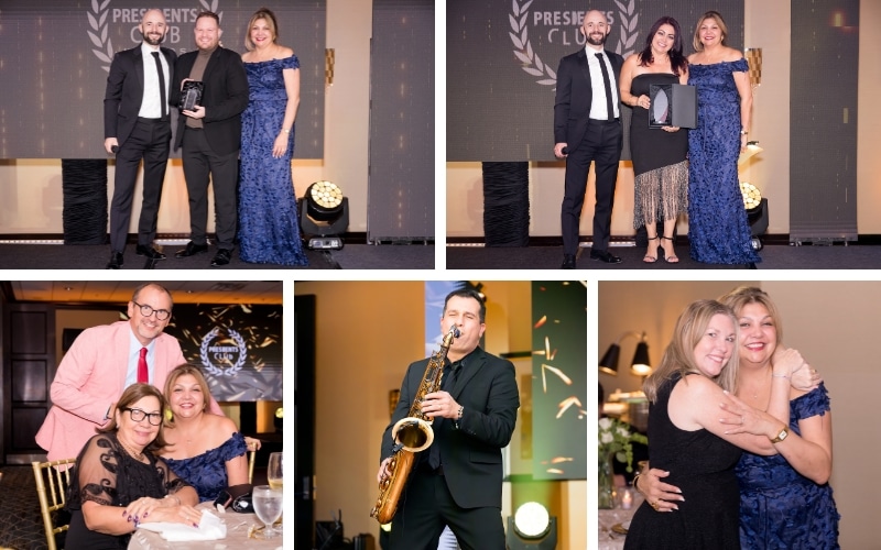 hospitality staffing award winners at gala