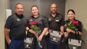 hotel staff being recognized by Heart of the House