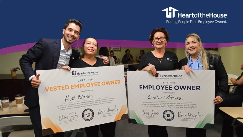 Hospitality Employee Owners Receiving ESOP Recognition