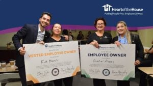 Hospitality Employee Owners Receiving ESOP Recognition