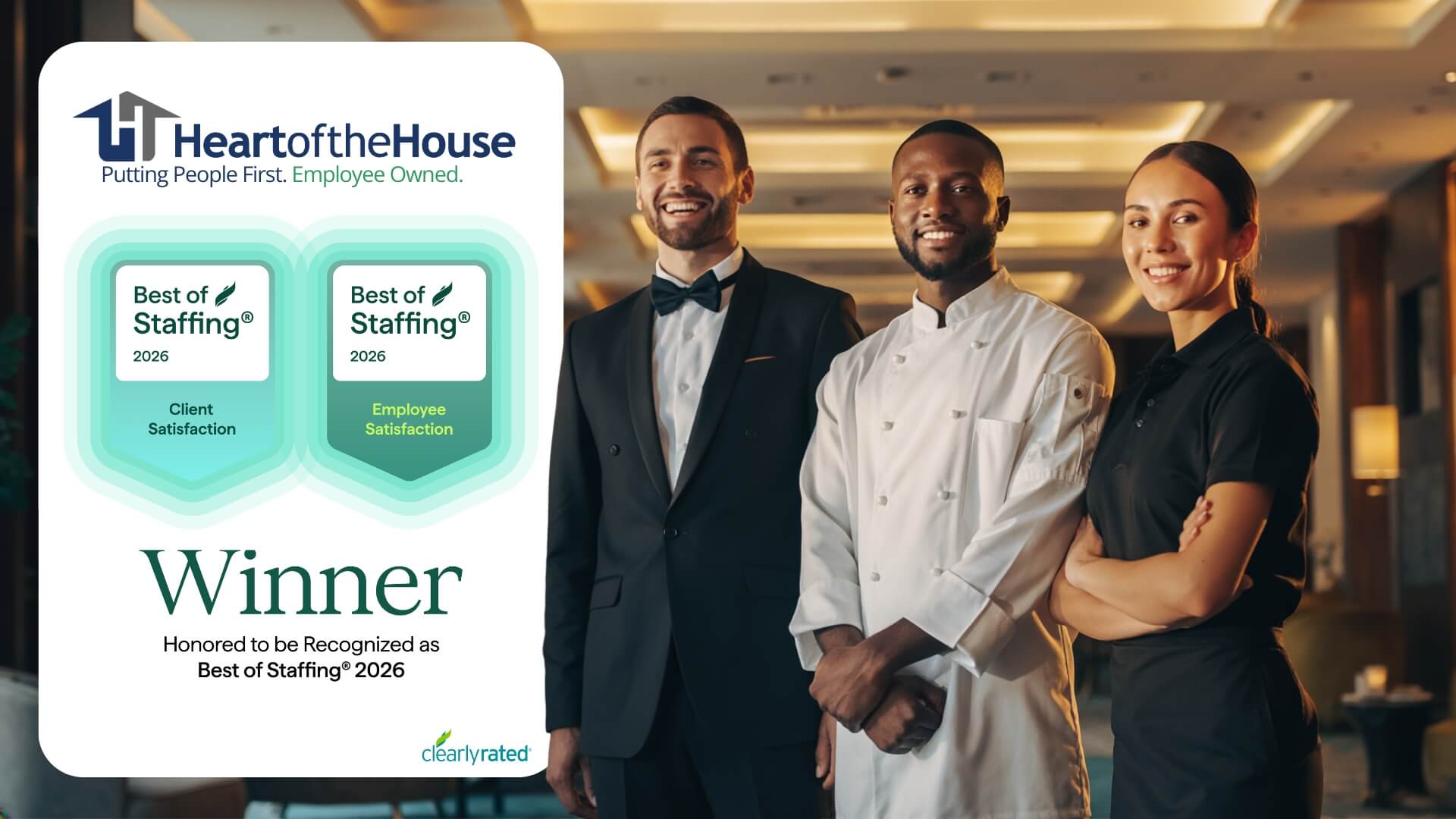 Best of Staffing Award Winner Hospitality 2026